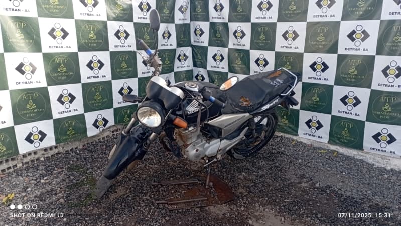 HONDA/CG 150 SPORT - leilão extrajudicial - Não informado BR - lance mínimo R$ 500