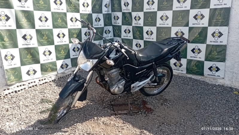 HONDA/CG 160 START - leilão extrajudicial - Não informado BR - lance mínimo R$ 1.000