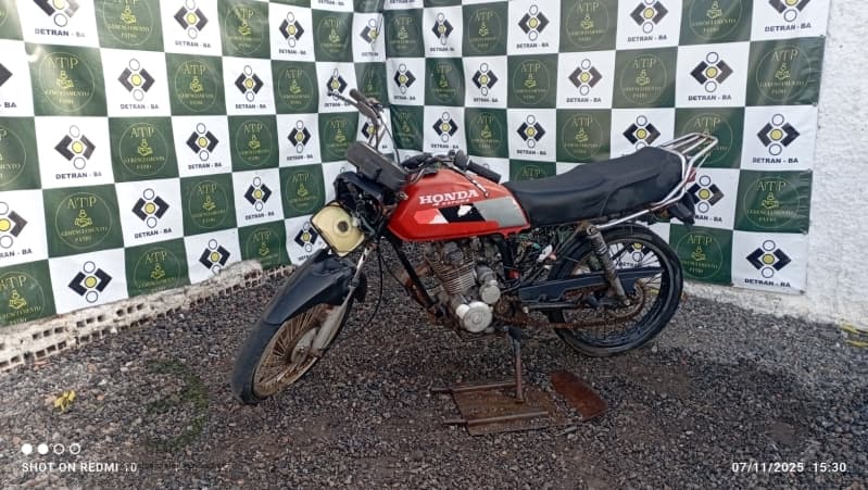 HONDA/CG 125 - leilão extrajudicial - Não informado BR - lance mínimo R$ 100