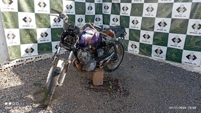 YAMAHA/YBR 125ED - leilão extrajudicial - Não informado BR - lance mínimo R$ 300