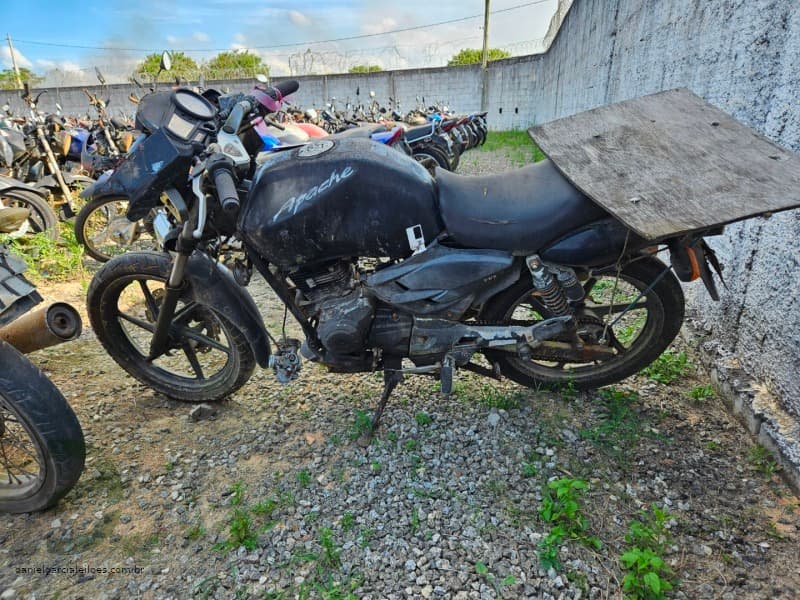DAFRA/TVS APACHE RTR 150 - leilão extrajudicial - Não informado BR - lance mínimo R$ 400