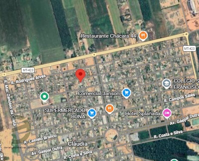 Imóvel - leilão judicial - Cláudia MT - lance mínimo R$ 190.000