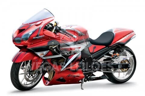 LEILÃO SIMULAÇÃO - SEM EFEITO REAL Uma moto Ninja 1100, com freios abs e sistema - leilão extrajudicial - Não informado BR - lance mínimo R$ 1.000