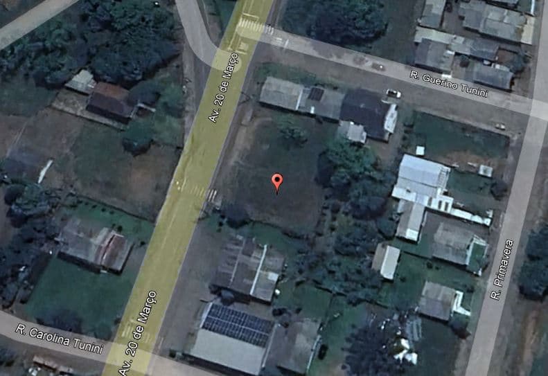 Terreno com 600,00 m² - Centro GENTIL RS - leilão extrajudicial - GENTIL RS - lance mínimo R$ 60.000