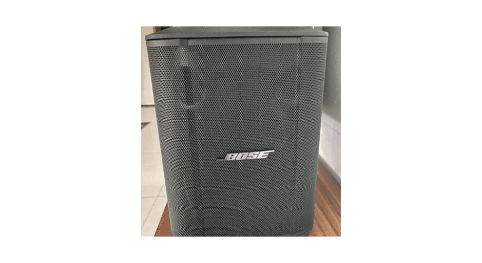 Um amplificador/alto falante, marca Bose CAPINZAL DO NORTE MA - leilão judicial - CAPINZAL DO NORTE MA - lance mínimo R$ 1.800