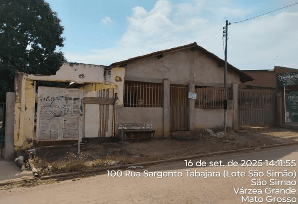 Casa com 171,24 m² - São Simão VÁRZEA GRANDE MT - leilão extrajudicial - VÁRZEA GRANDE MT - lance mínimo R$ 54.000