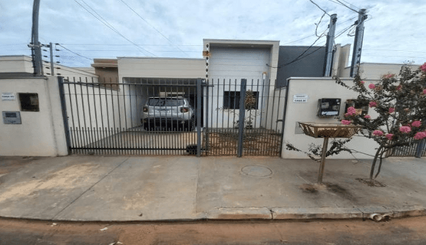 Casa com 67,04 m² - Loteamento Jardim Reis RONDONÓPOLIS MT - leilão extrajudicial - RONDONÓPOLIS MT - lance mínimo R$ 152.000