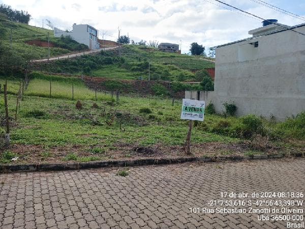 Terreno - VILA CASAL UBA MG - leilão extrajudicial - UBA MG - lance mínimo R$ 45.444