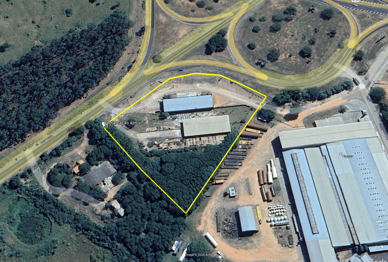 Galpões com área total const. de 1.727,72 m² - Parque Indust TUPÃ SP - leilão extrajudicial - TUPÃ SP