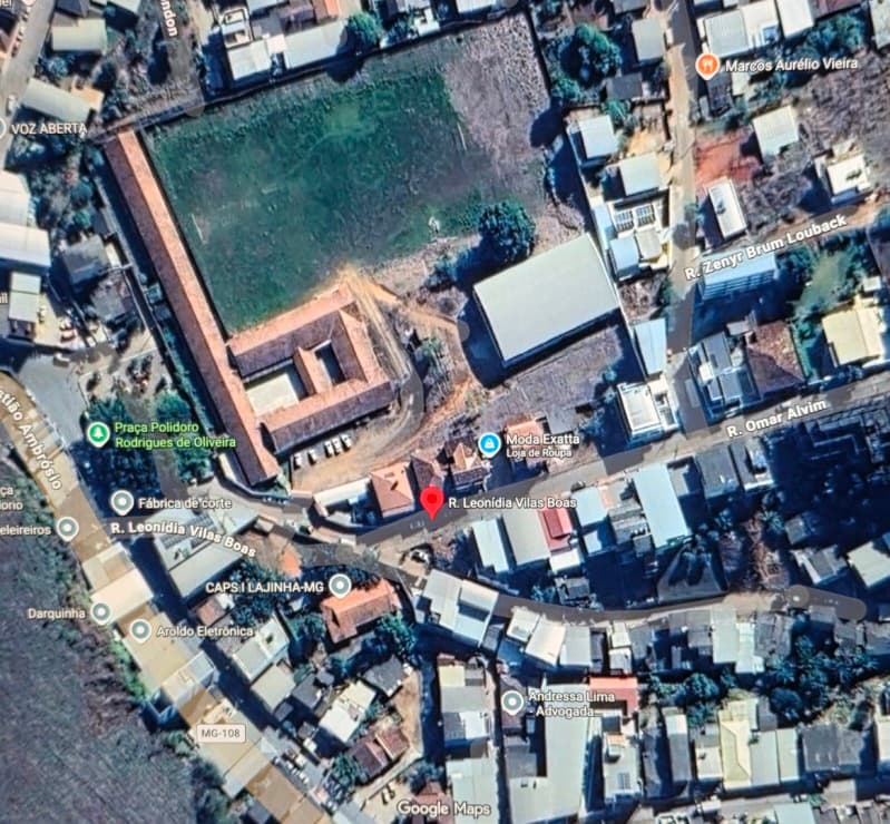 IMÓVEL SITUADO À RUA PROFESSOR LEONÍDIA VILAS BOAS RAMOS, SN, LAJINHA/MG, COM TERRENO MEDI - leilão extrajudicial - Lajinha MG - lance mínimo R$ 175.000