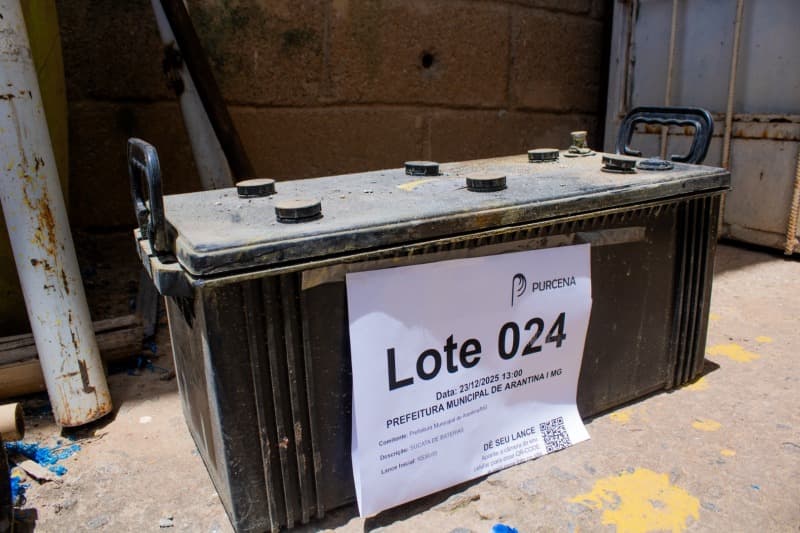 SUCATA DE BATERIAS - leilão extrajudicial - Não informado BR