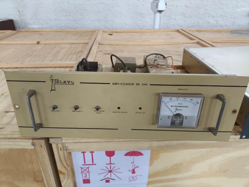 AMPLIFICADOR VHF, MARCA TELAVO - leilão extrajudicial - Não informado BR - lance mínimo R$ 50