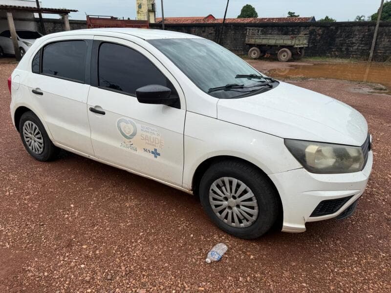 VOLKSWAGEN GOL 1.0L MC4 2018 (modelo 2019) de cor Branca, final de chassi T06616 - leilão extrajudicial - Juarina / TO TO - lance mínimo R$ 18.000