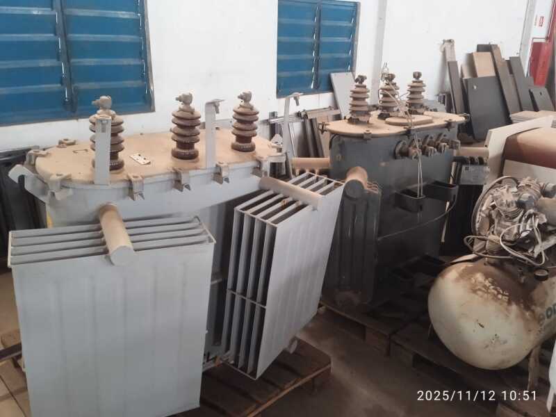 2 Aparelhos transformador de energia - leilão extrajudicial - Não informado BR - lance mínimo R$ 2.500