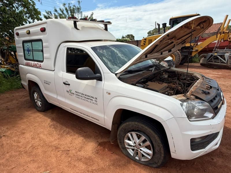 VOLKSWAGEN VW AMAROK CS 4X4 S 2017 (modelo 2018) de cor Branca, final de chassi - leilão extrajudicial - Cariri do Tocantins / TO TO - lance mínimo R$ 20.000