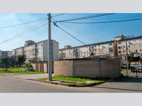 Apartamento - Cachoeirinha - RS - Terreno Rural,Residencial - Cachoeirinha/RS. Bairro Marechal Rondon. Rua Romênia, 305. Apartamento 202E (2º pavimento do Bloco E). Condomínio Residencial Marechal Rondon II. Loteamento Águas Mortas. Áreas: privativa 40,515m² e fração ideal 0 ,00278. Matrícula 1.552 do 2º RI local. - Não informado BR - lance mínimo R$ 119.670