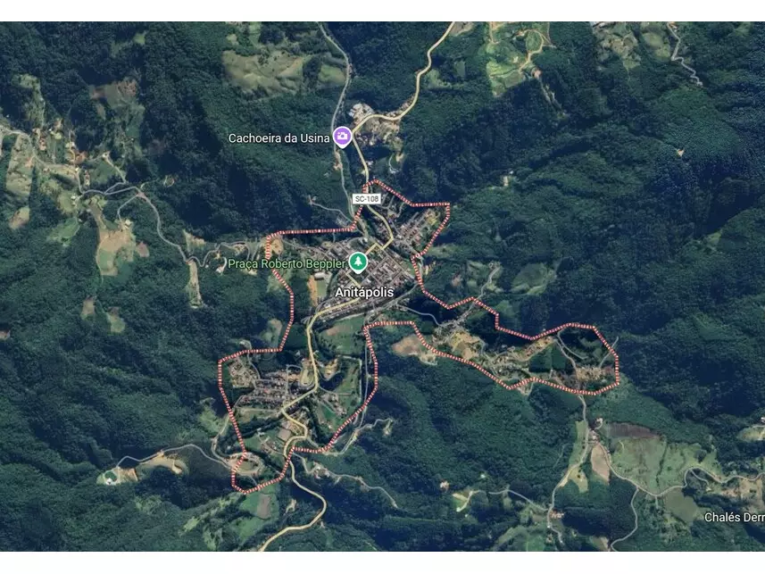 Terreno à venda em leilão - leilão judicial - Anitápolis SC - lance mínimo R$ 82.815