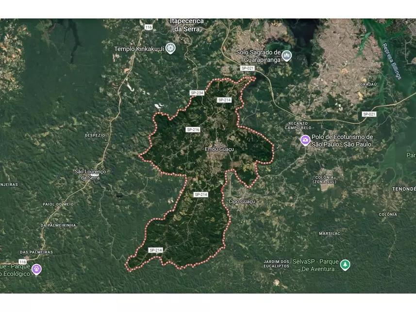 Terreno à venda em leilão - leilão judicial - Embu-Guaçu SP - lance mínimo R$ 97.164