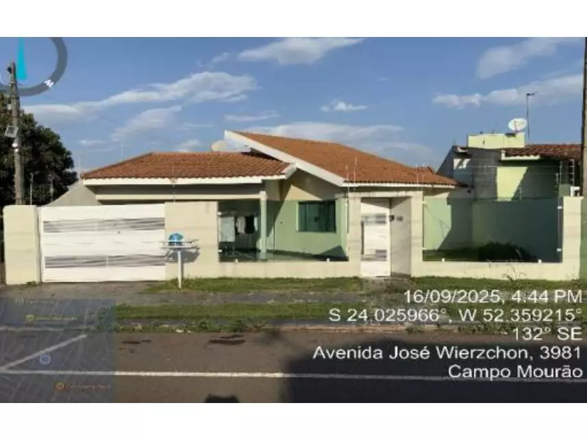 Casa à venda em leilão - leilão extrajudicial - Campo Mourão PR - lance mínimo R$ 834.465