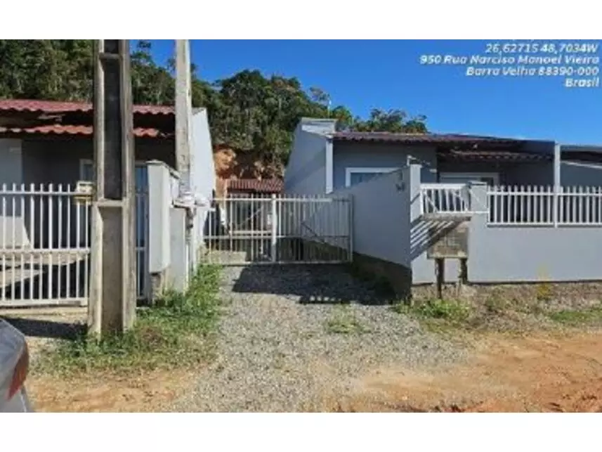 Casa à venda em leilão - leilão extrajudicial - Barra Velha SC - lance mínimo R$ 108.108