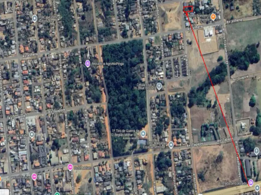 Terreno à venda em leilão - leilão extrajudicial - Colorado do Oeste RO - lance mínimo R$ 150.265