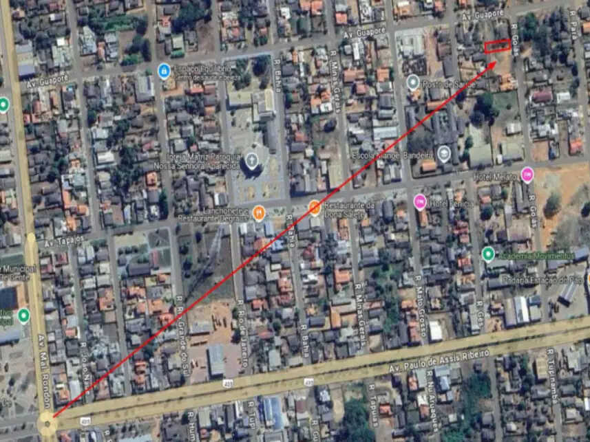 Terreno à venda em leilão - leilão extrajudicial - Colorado do Oeste RO - lance mínimo R$ 55.205