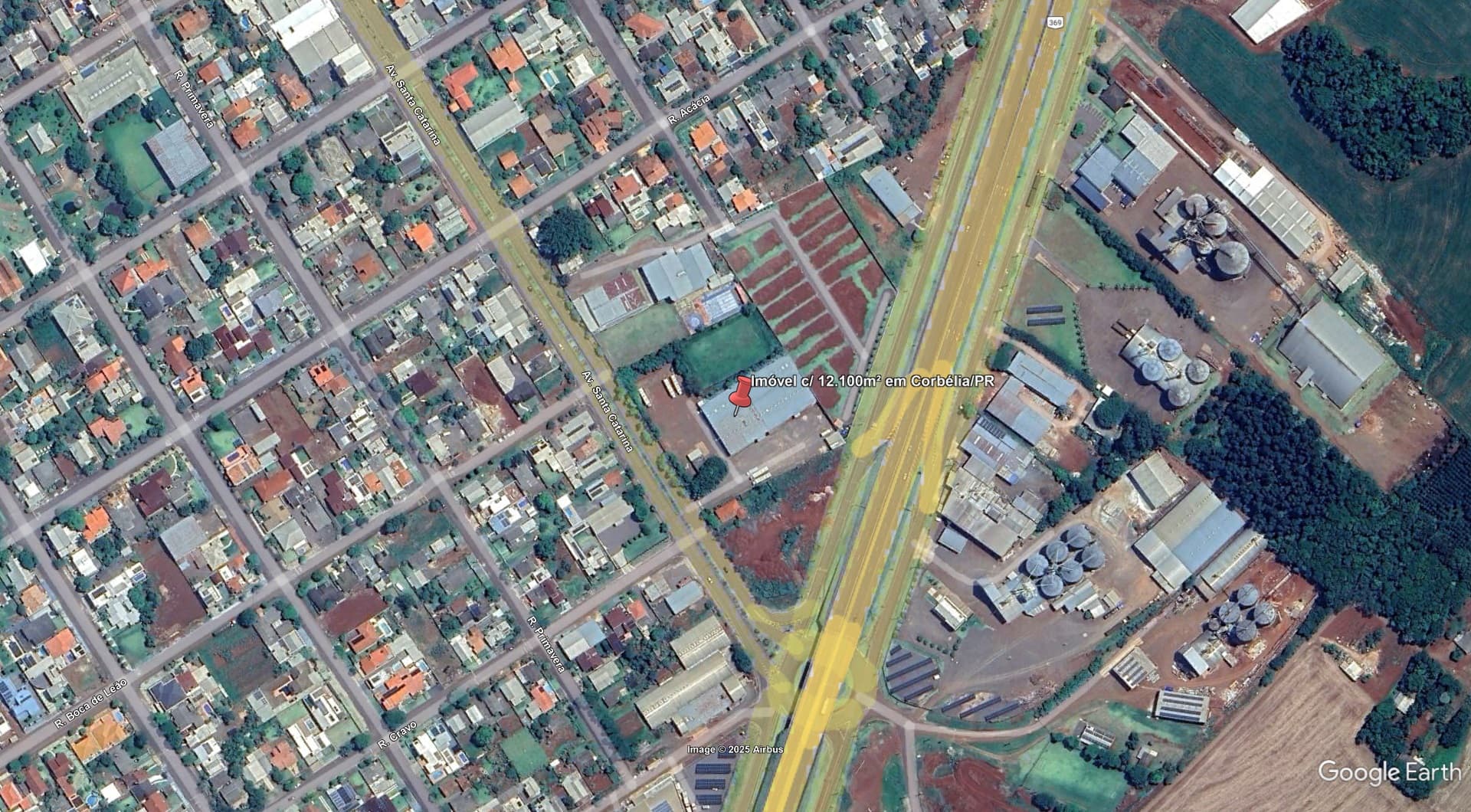 Imóvel c/ 12.100m² em Corbélia/PR - leilão judicial - Não informado BR - lance mínimo R$ 5.043.533