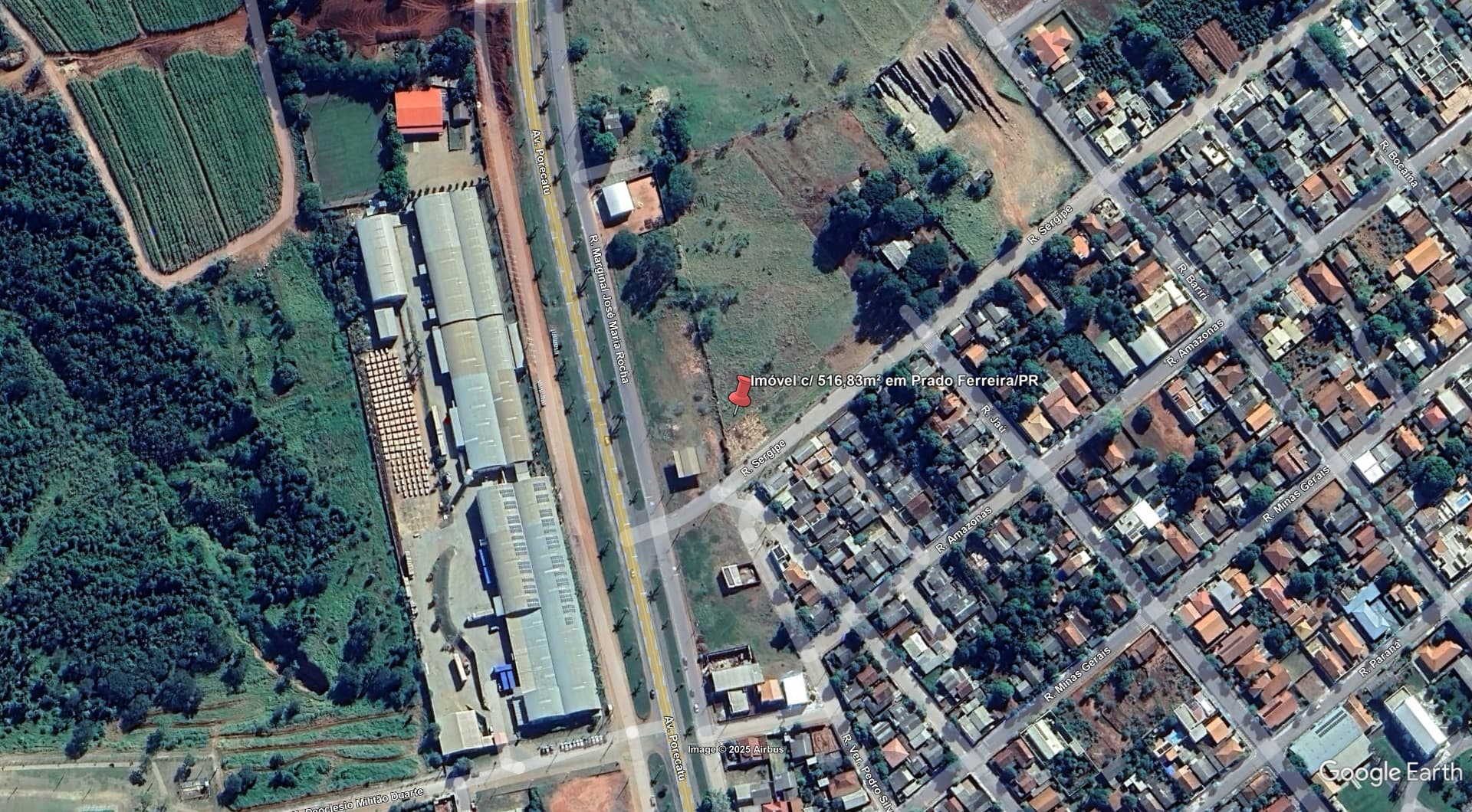 Imóvel c/ 516,83m² em Prado Ferreira/PR - leilão judicial - Prado Ferreira PR - lance mínimo R$ 75.600