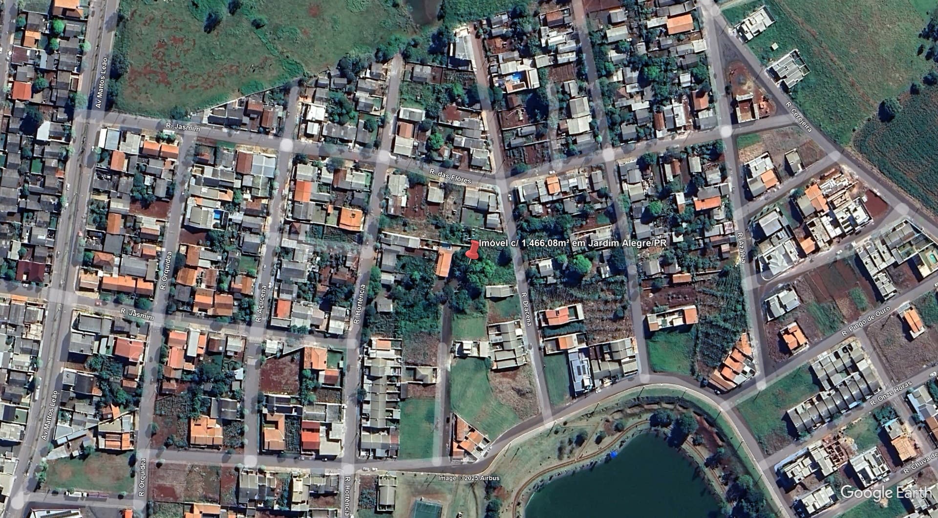 Imóvel c/ 1.466,08m² no Parque das Flores em Jardim Alegre/PR - leilão judicial - Jardim Alegre PR - lance mínimo R$ 641.091