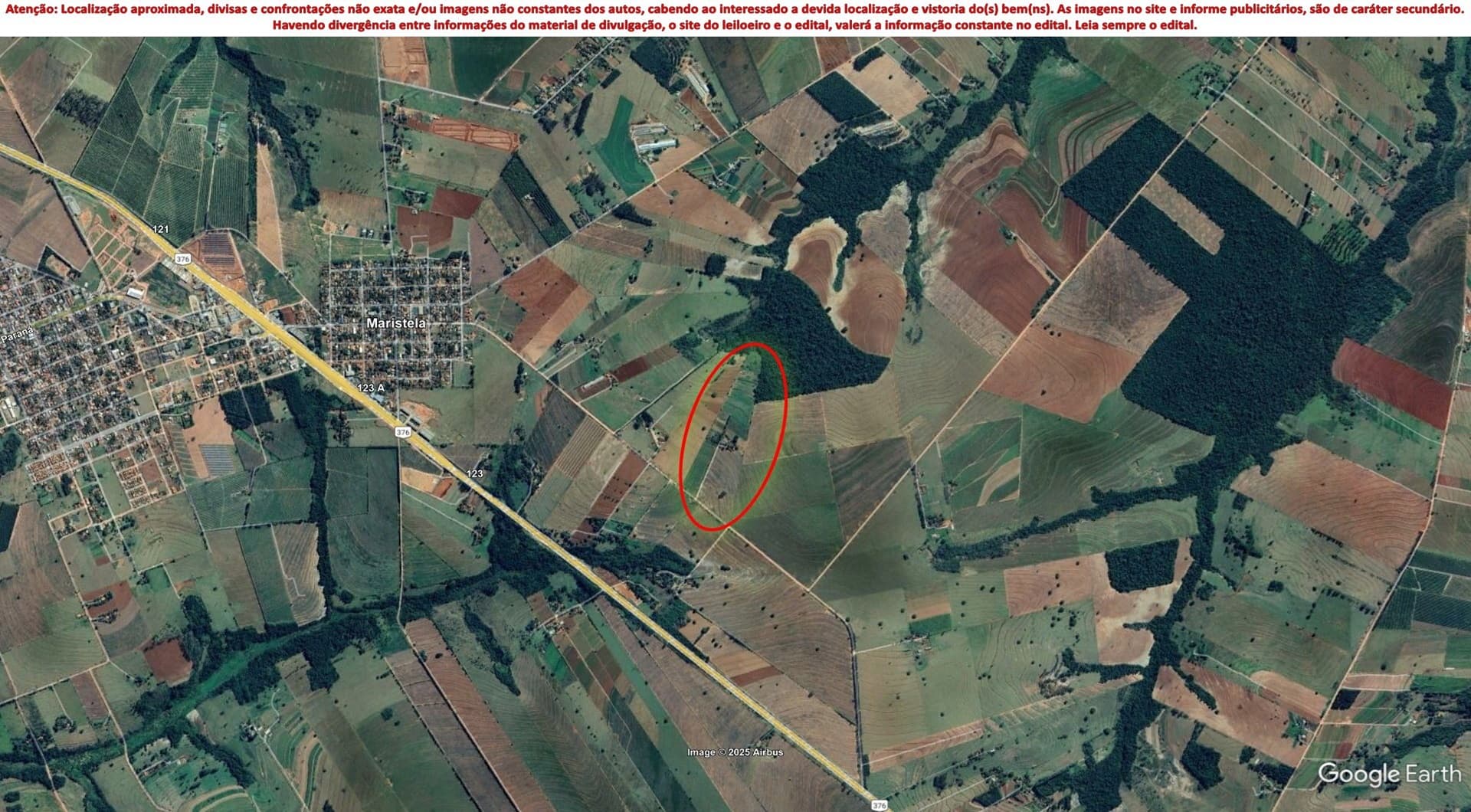 Imóvel c/ 2,08 alq. em Alto Paraná/PR - leilão judicial - Não informado BR - lance mínimo R$ 219.186