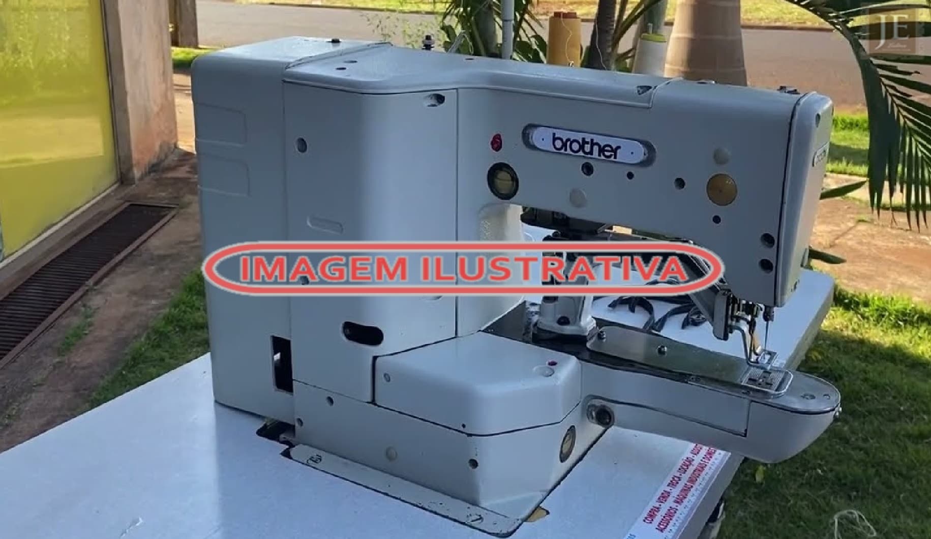 01 máquina de costura Brother Trovetti LK3 B 430-2 - leilão judicial - Não informado BR - lance mínimo R$ 1.450