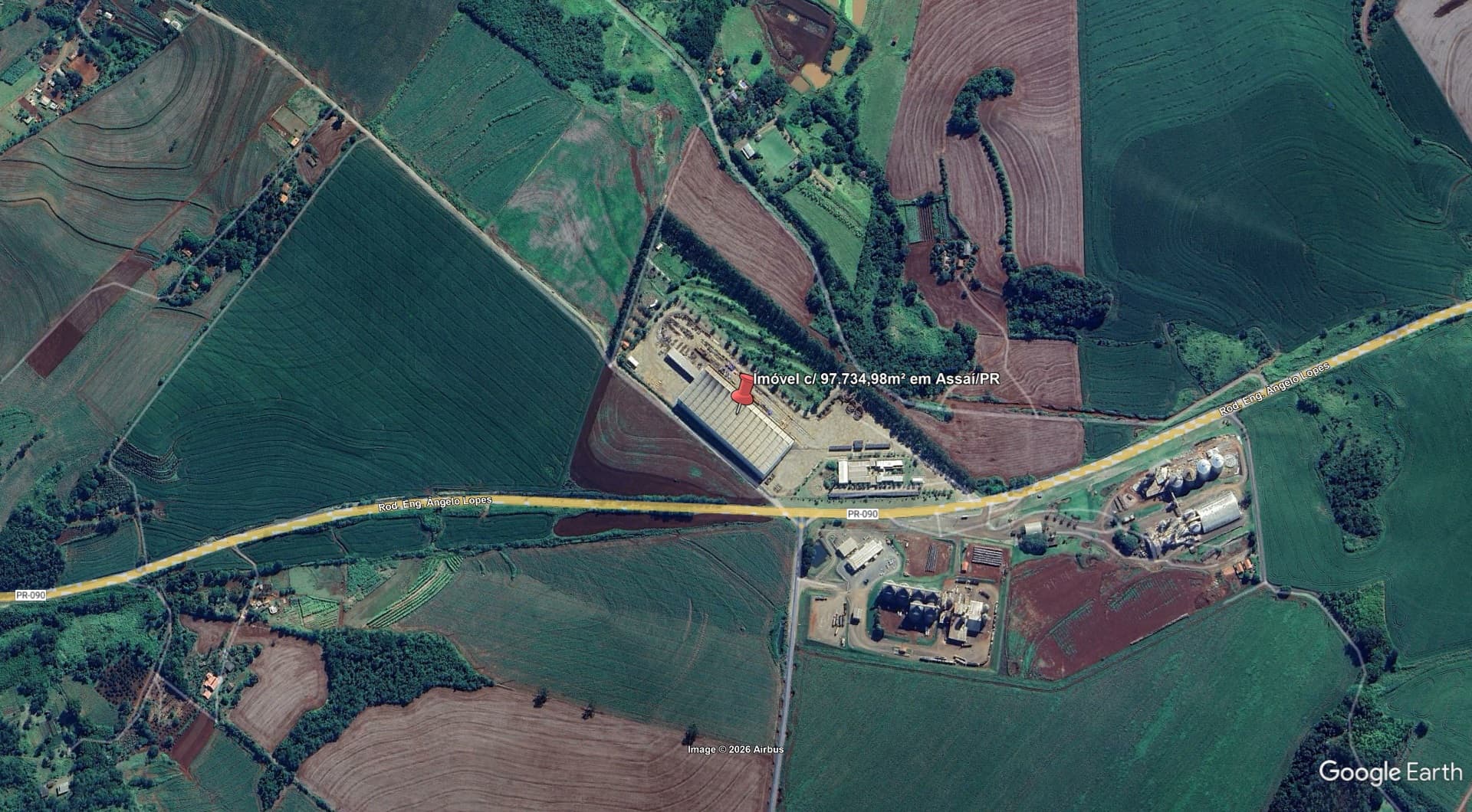 Imóvel c/ 97.734,98m² em Assaí/PR - leilão judicial - Não informado BR - lance mínimo R$ 29.634.330