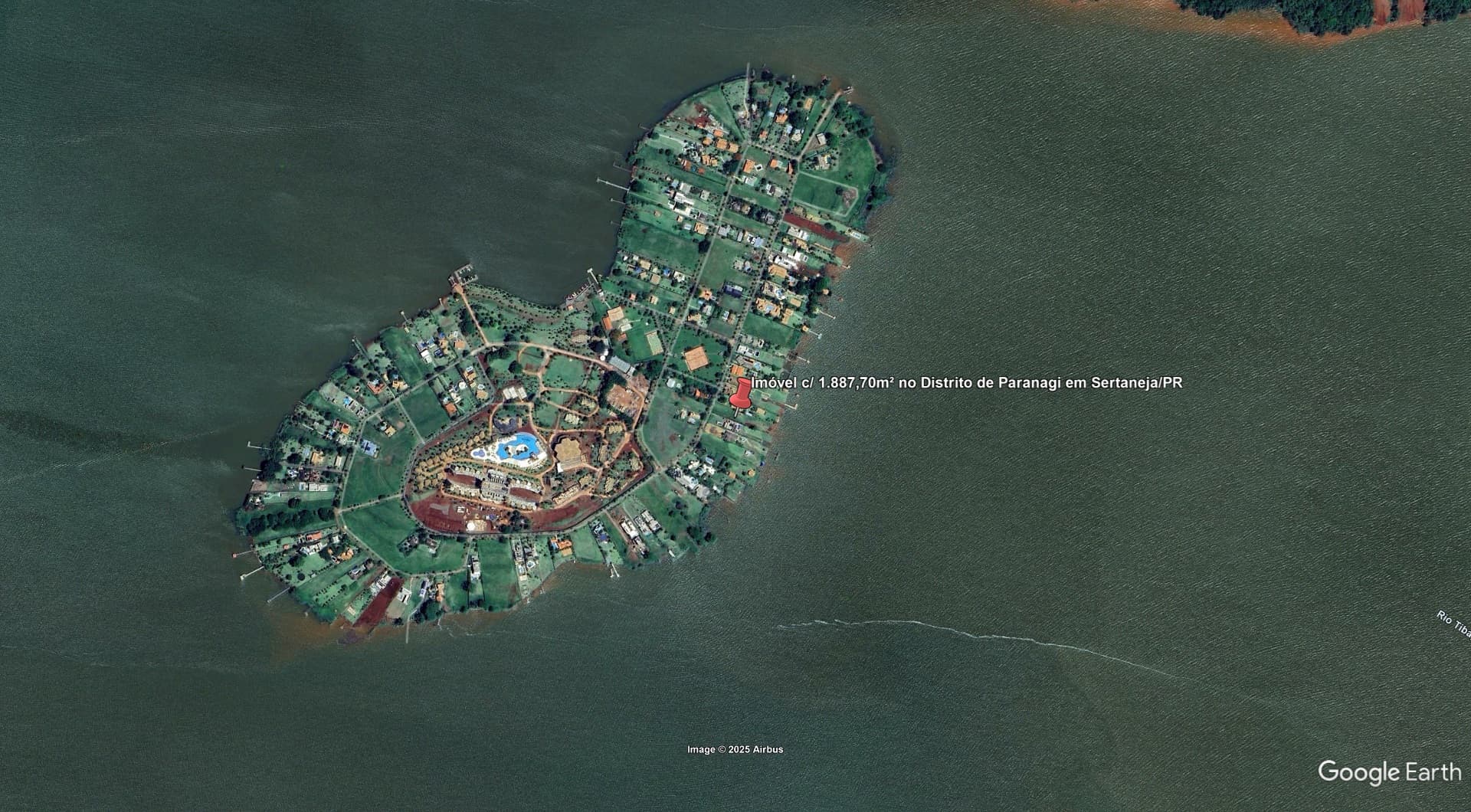 Imóvel c/ 1.887,70m² no Cond. Ilha do Sol no Distrito de Paranagi em Sertaneja/PR - leilão judicial - Sertaneja PR - lance mínimo R$ 733.281