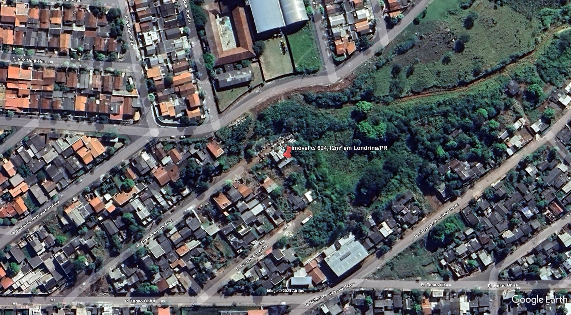 Imóvel c/ 624,12m² no Jardim Perobal em Londrina/PR - leilão judicial - Londrina PR - lance mínimo R$ 85.000