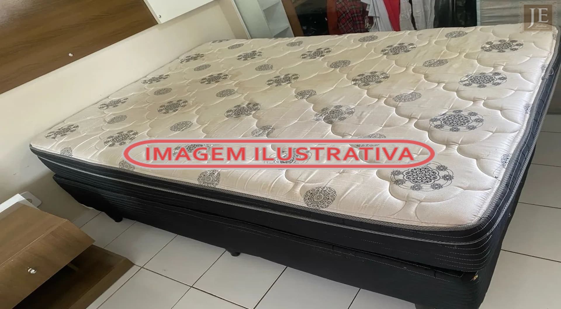 01 cama box queen sem painel - leilão judicial - Não informado BR - lance mínimo R$ 450