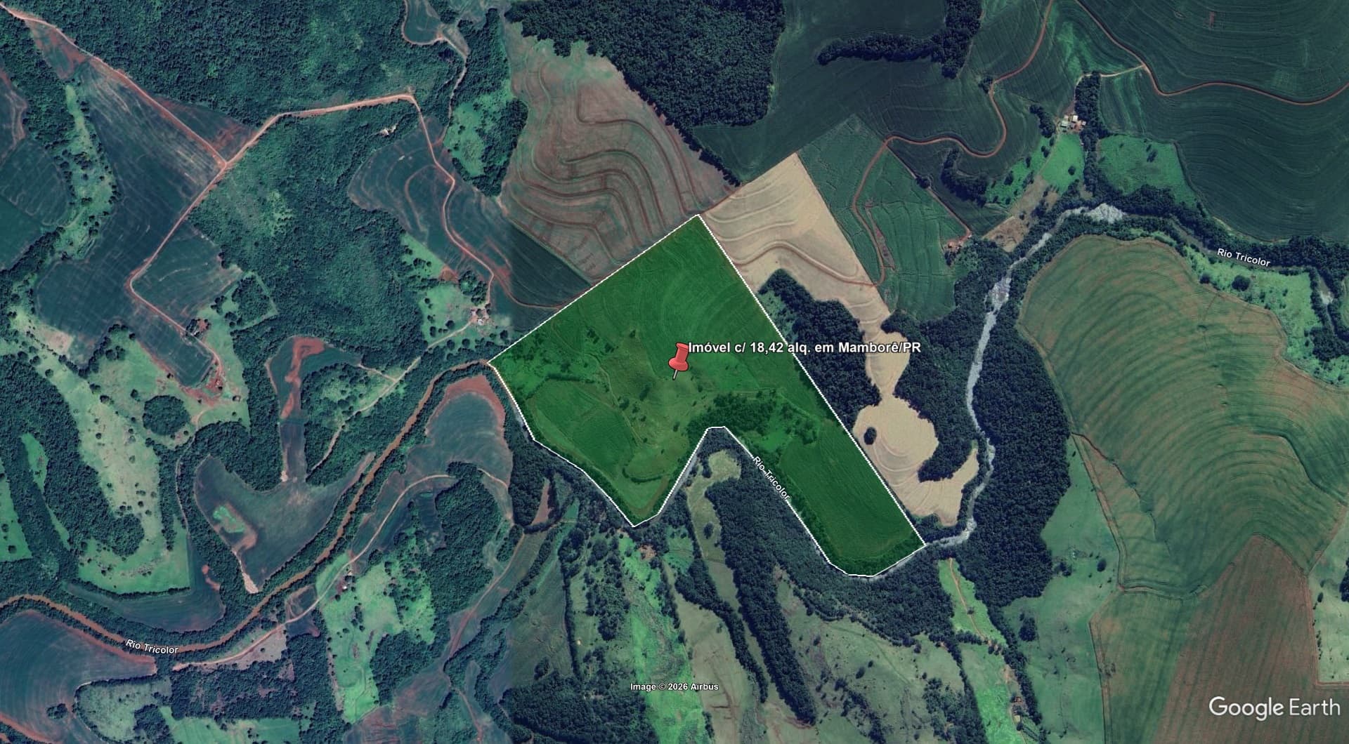 Imóvel c/ 18,42 alq. em Mamborê/PR - leilão judicial - Não informado BR - lance mínimo R$ 2.692.017