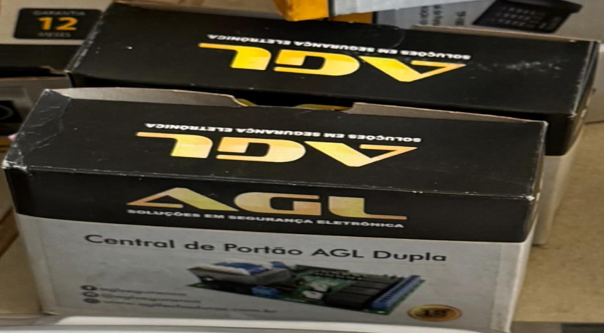 02 centrais de portão AGL dupla - leilão judicial - Não informado BR - lance mínimo R$ 190