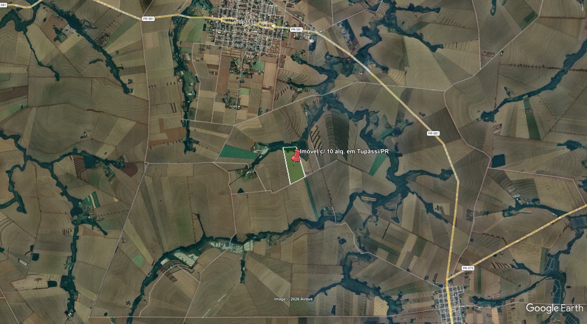 Imóvel c/ 10 alq. em Tupãssi/PR - leilão judicial - Não informado BR - lance mínimo R$ 2.250.000