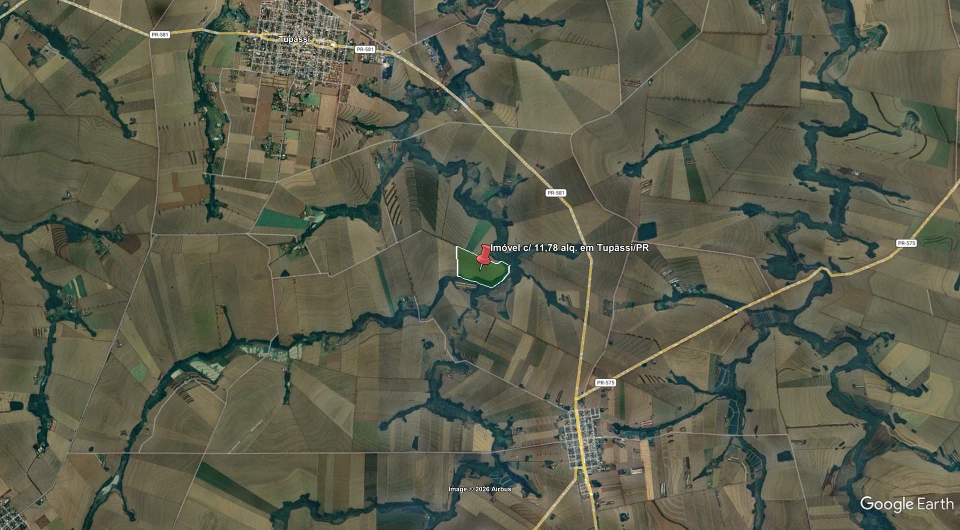 Imóvel c/ 11,78 alq. em Tupãssi/PR - leilão judicial - Não informado BR - lance mínimo R$ 2.650.500