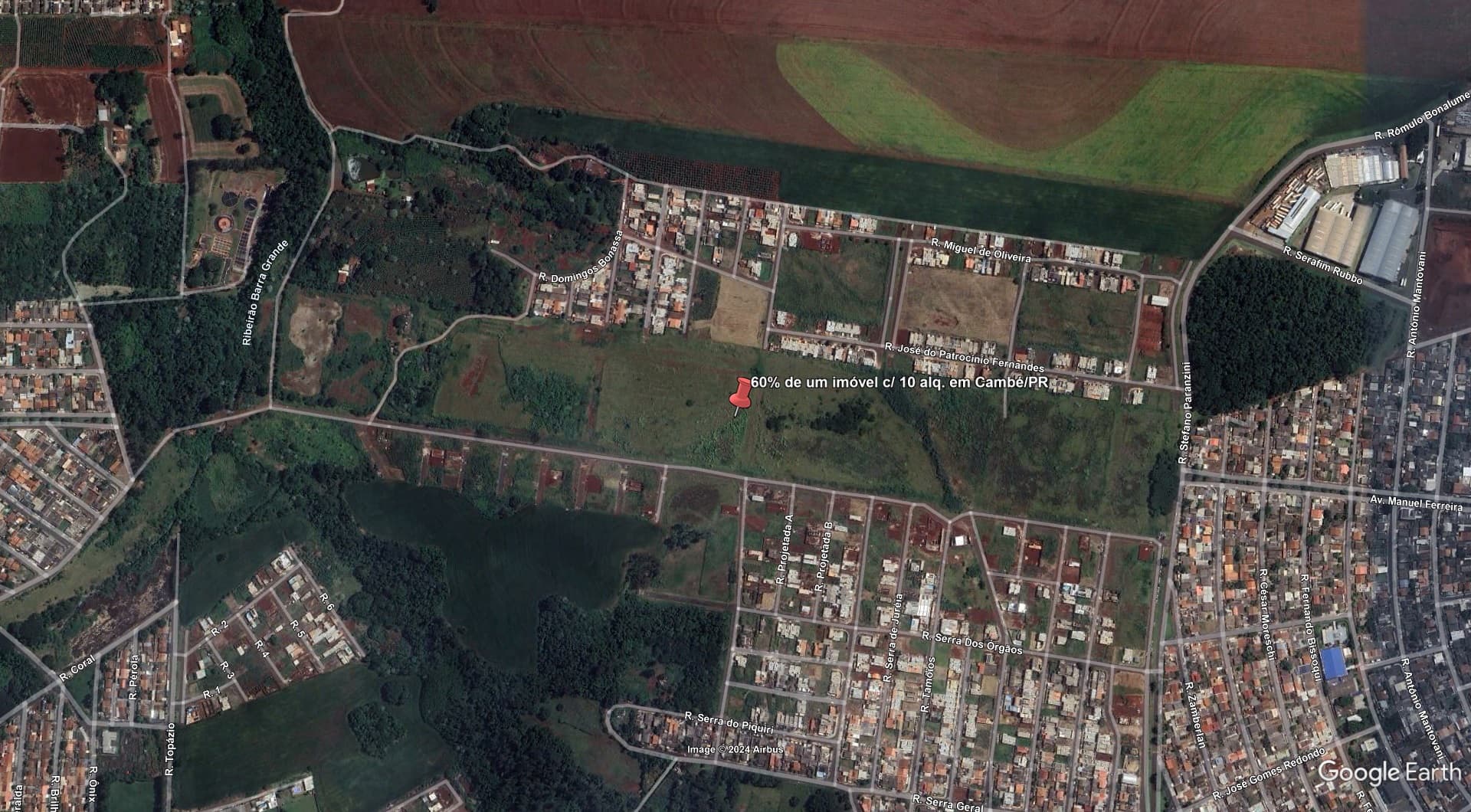 60% de um imóvel c/ 10 alq. em Cambé/PR - leilão judicial - Não informado BR - lance mínimo R$ 12.395.230