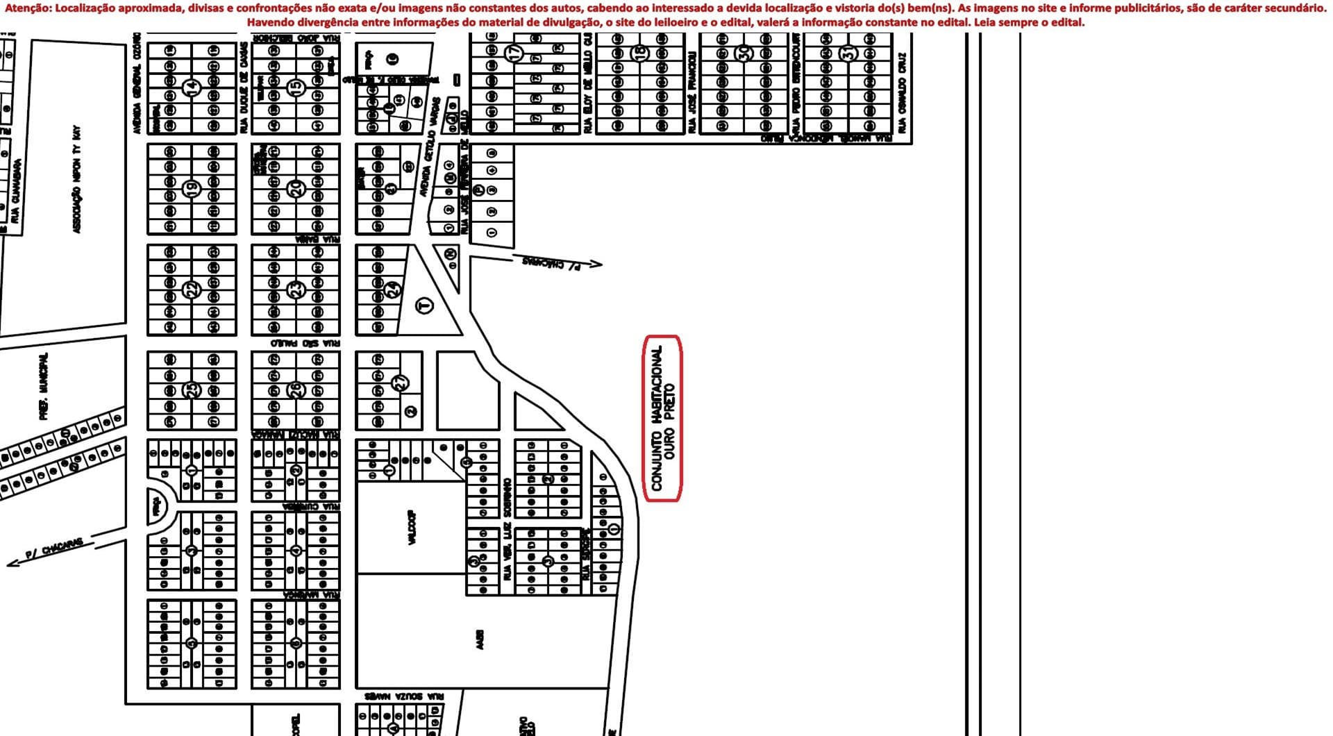 50% de um imóvel c/ 337,81m² em Santa Cecília do Pavão/PR - leilão judicial - Não informado BR - lance mínimo R$ 6.760