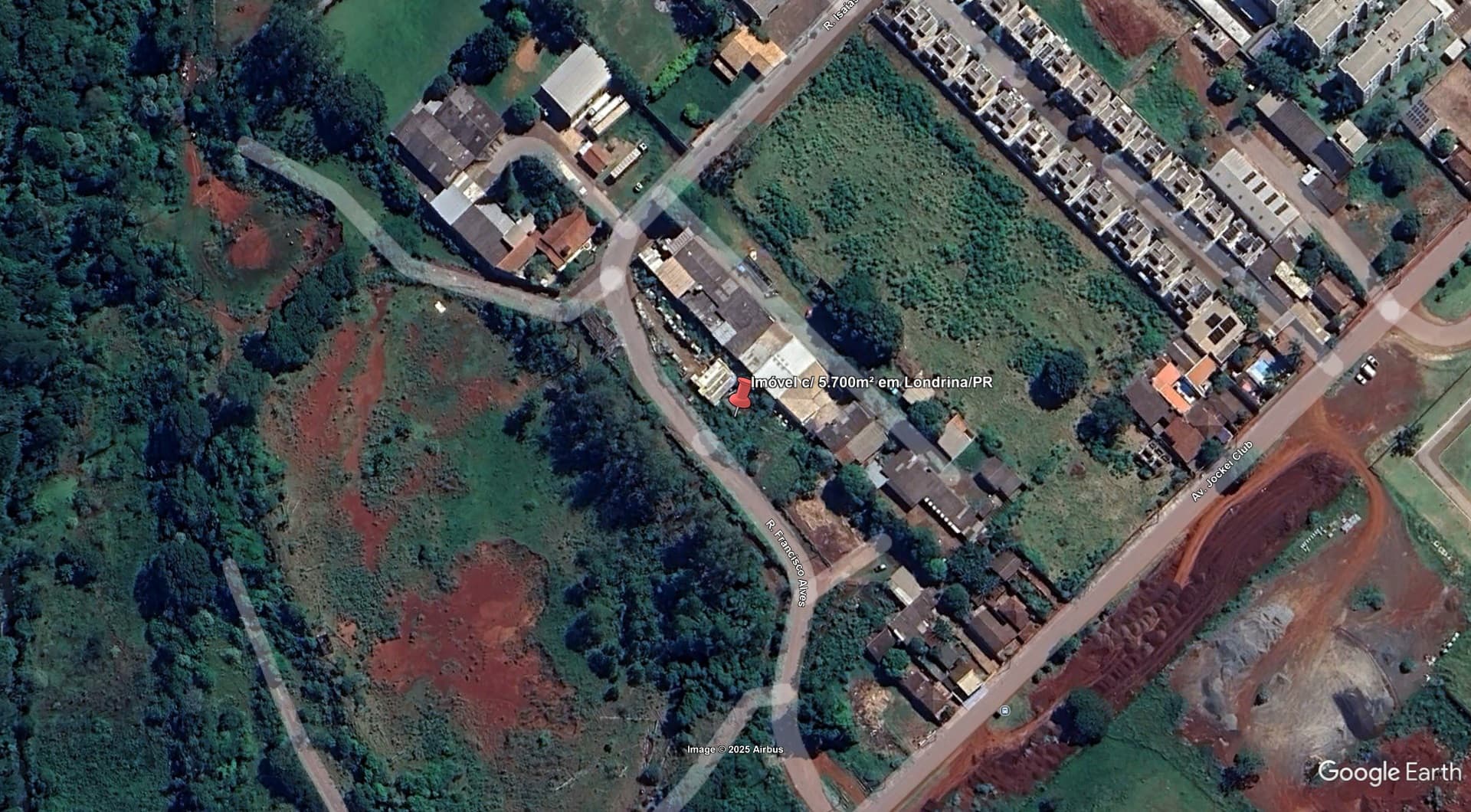 Imóvel c/ 5.700m² da Estância Ibirapuera em Londrina/PR - leilão judicial - Londrina PR - lance mínimo R$ 1.025.000