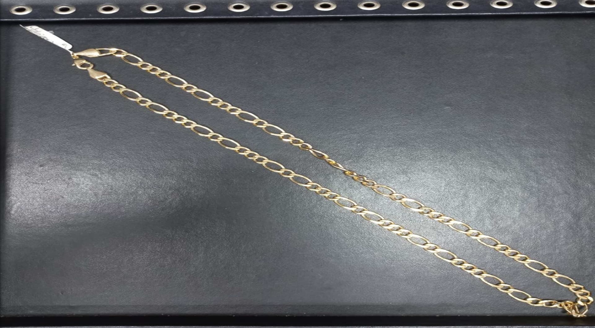 01 cordão folheado a ouro - leilão judicial - Não informado BR - lance mínimo R$ 392