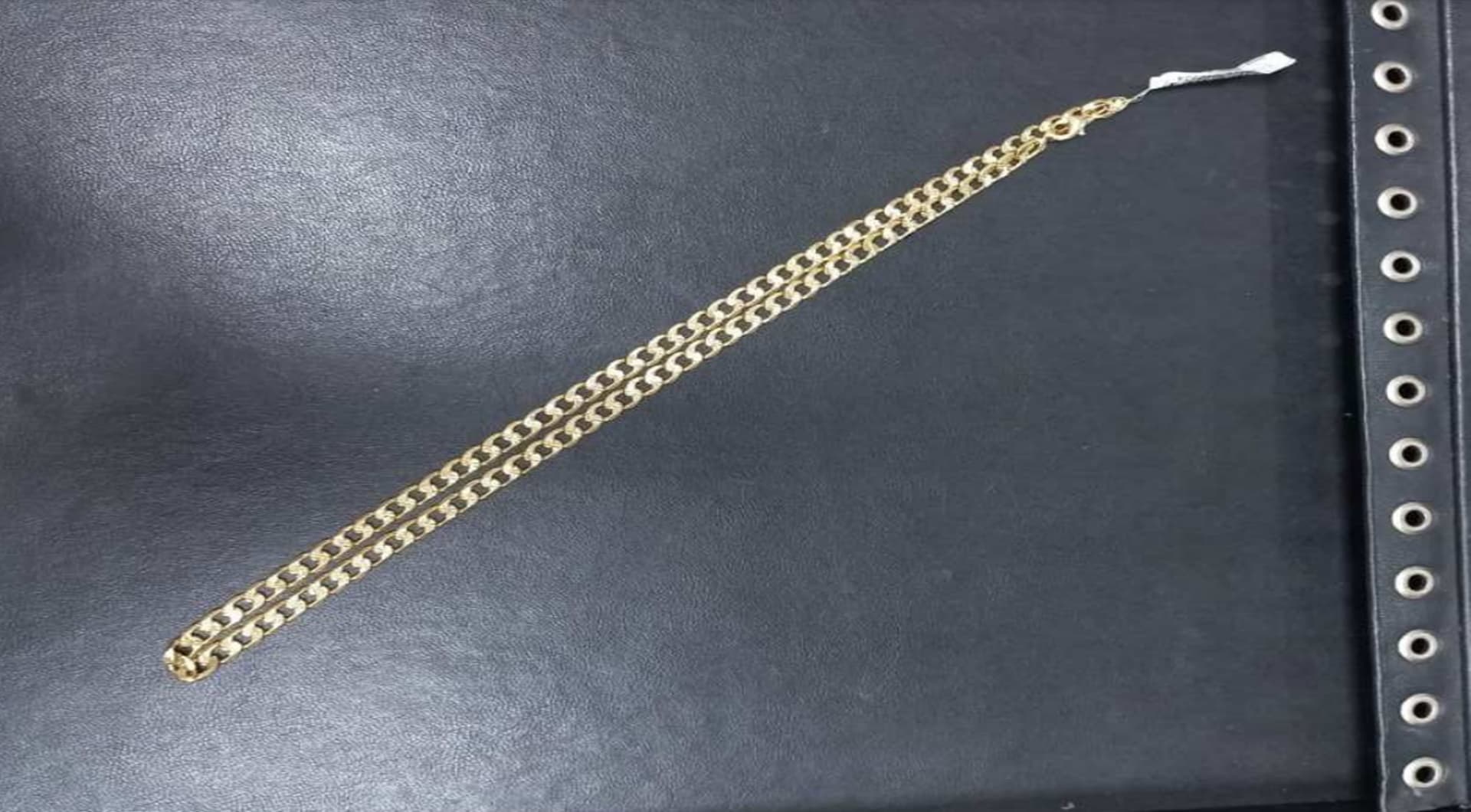 01 cordão folheado a ouro - leilão judicial - Não informado BR - lance mínimo R$ 178