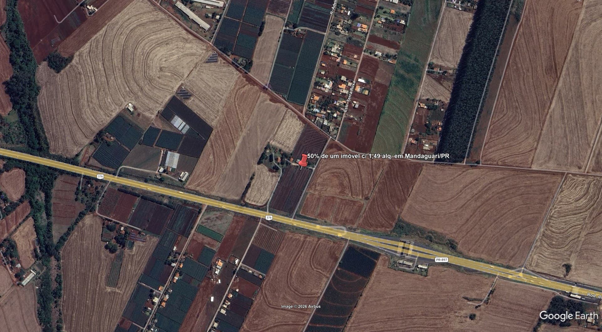 50% de um imóvel c/ 1,49 alq. em Mandaguari/PR - leilão judicial - Mandaguari PR - lance mínimo R$ 1.717.506