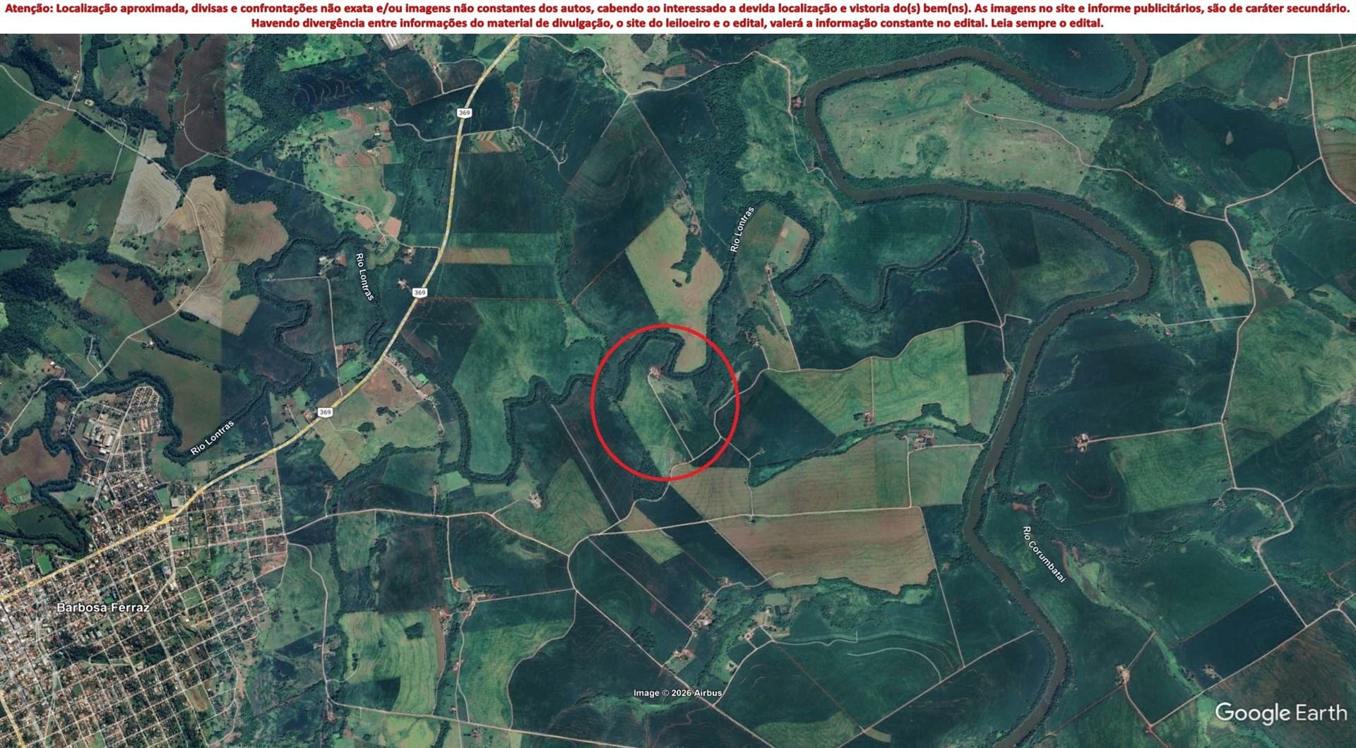 Imóvel c/ 02 alq. em Barbosa Ferraz/PR - leilão judicial - Barbosa Ferraz PR - lance mínimo R$ 255.000