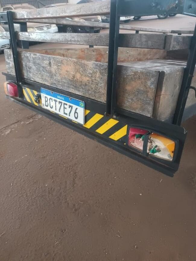 Carreta Reboque aberta, marca R/Free Hobby FH1 - leilão judicial - Não informado BR - lance mínimo R$ 2.350