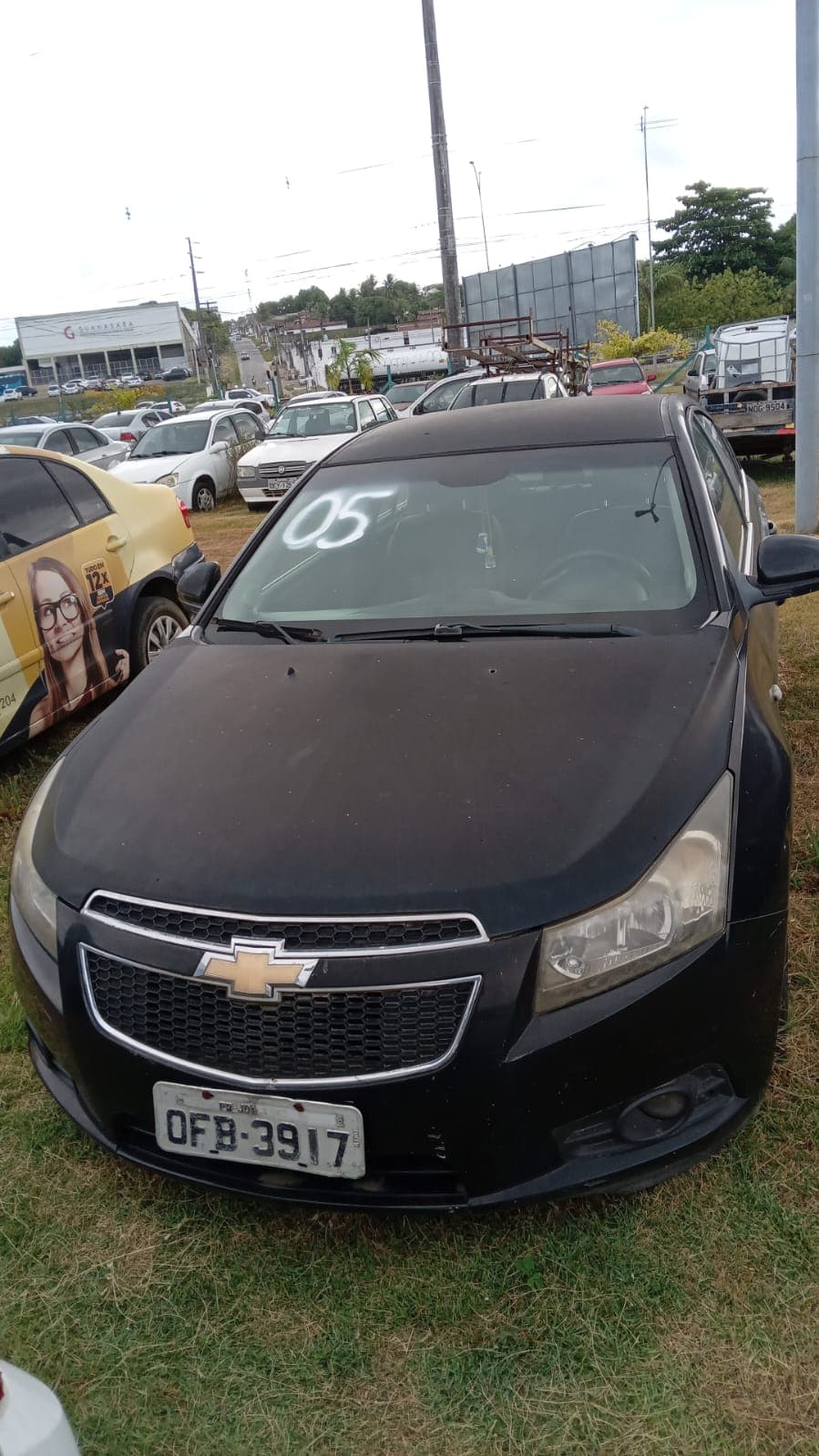 CHEVROLET/CRUZE LT NB - 2012 - leilão extrajudicial - Bayeux PB - lance mínimo R$ 5.100