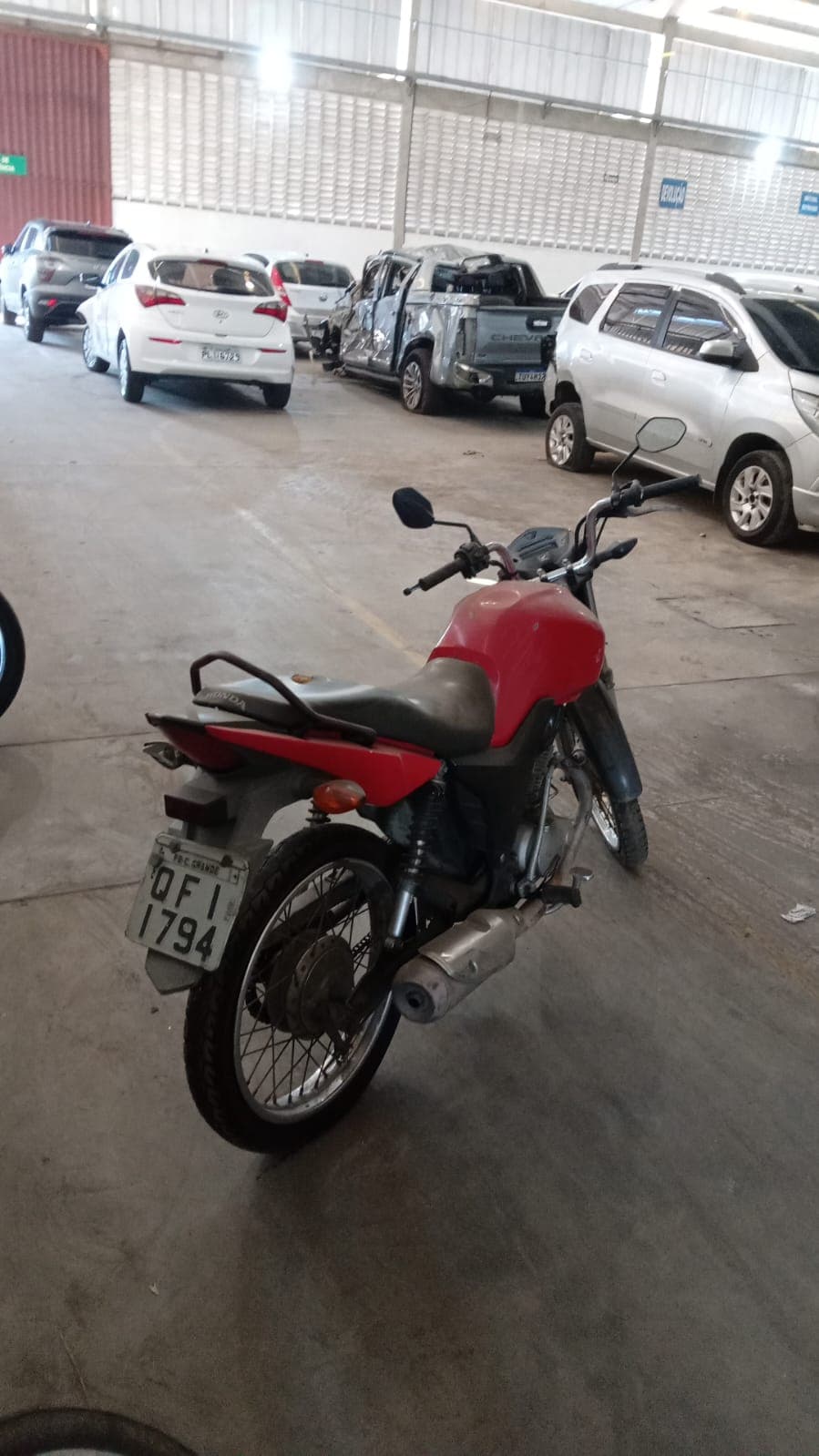 HONDA/CG 125I FAN - 2016 - leilão extrajudicial - Bayeux PB - lance mínimo R$ 1.000