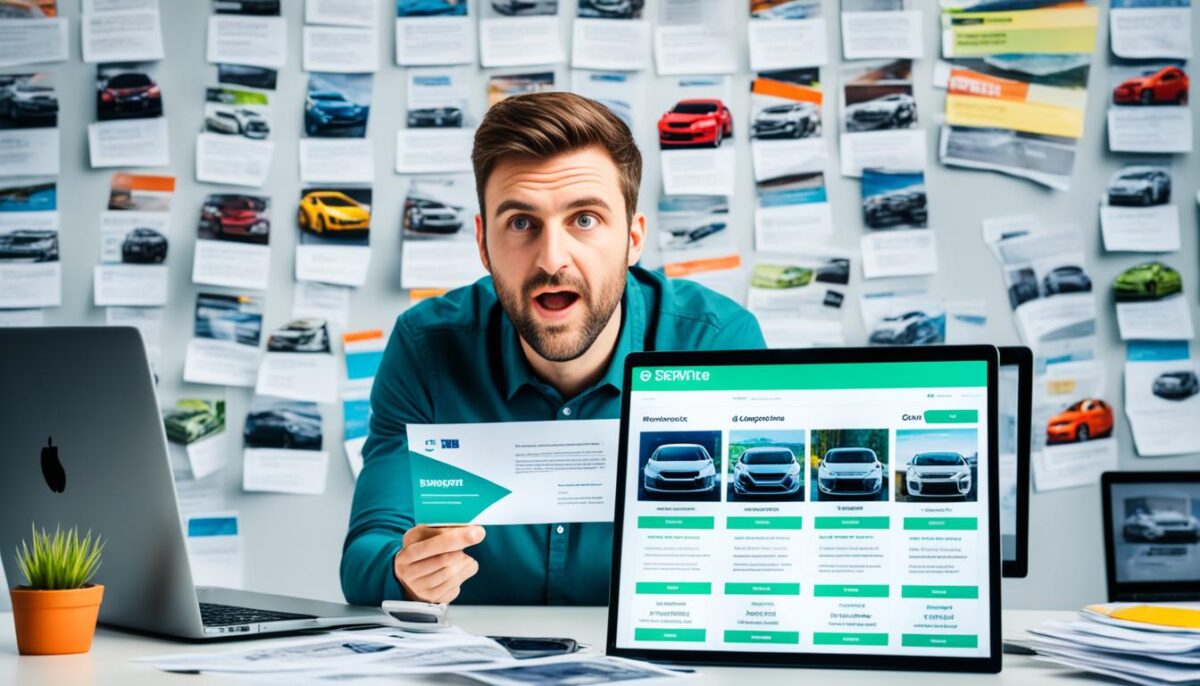 Pesquisa sobre leilões de carros - preparação e planejamento